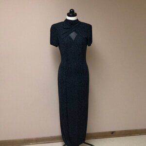 Gray and black evening dress - Joseph Ribkoff